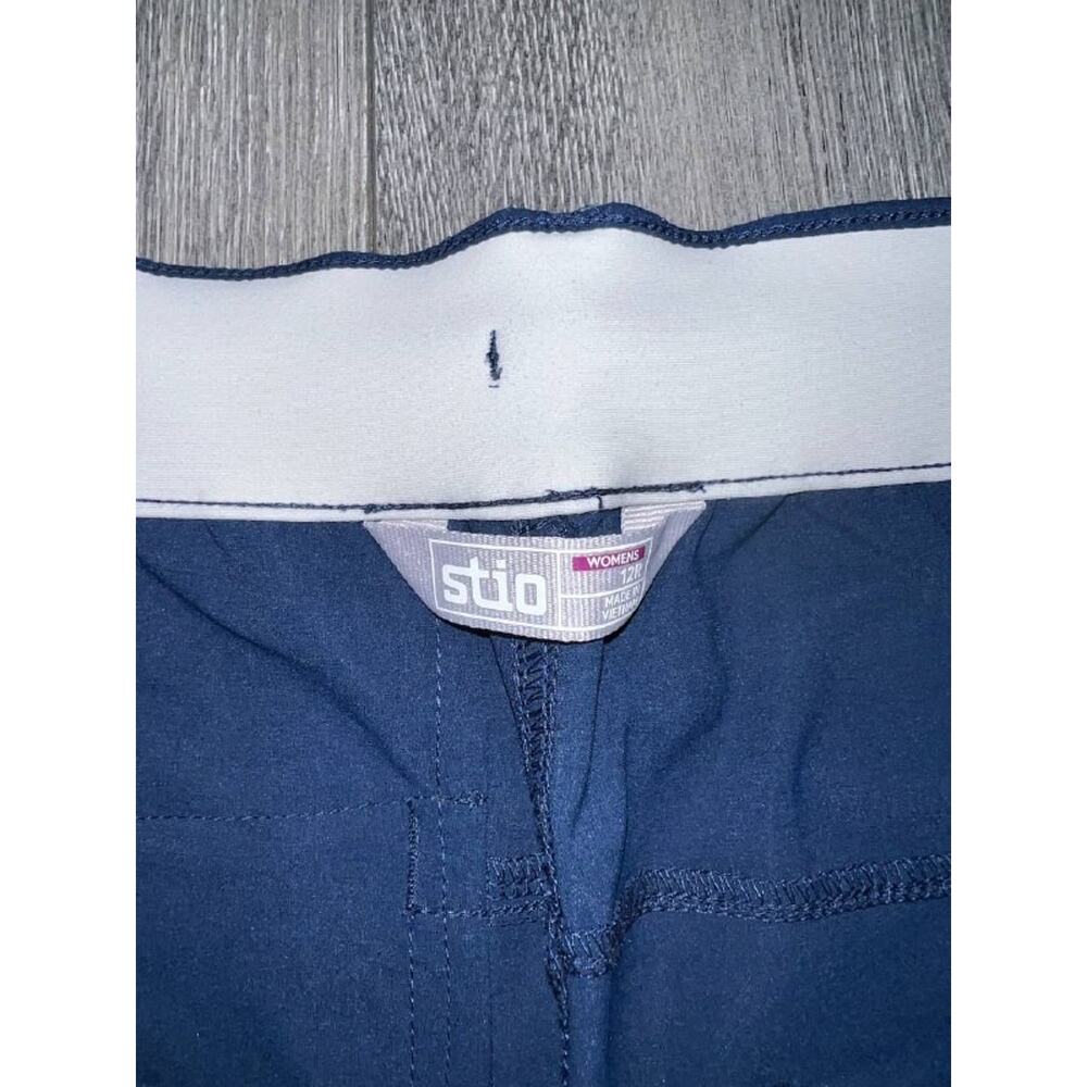 Stio Pants Womens 12R Blue VALLIS navy drawstring Pant A004489 - Picture 6 of 13